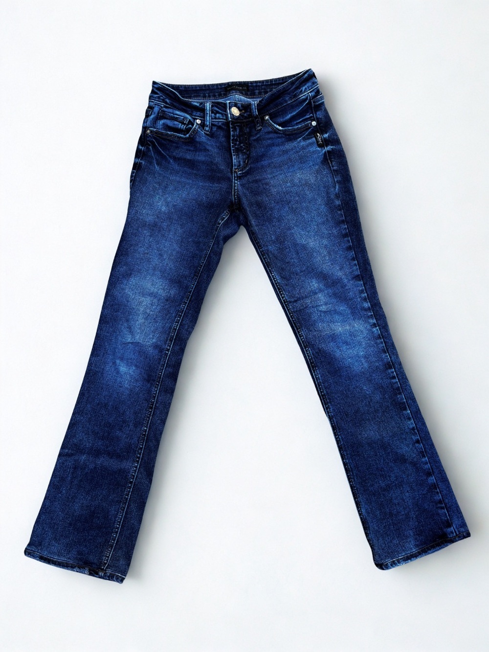 Silver Jeans Co. Elyse Slim Boot Dark Wash Stretch Jeans Women’s 26x33 in GUC